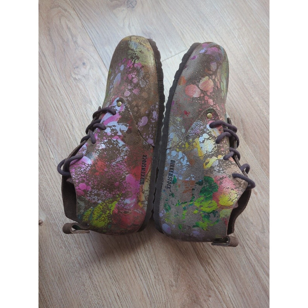 Birkenstock Dundee Chukka Paint Splatter Flower Crush RARE - Picture 11 of 16